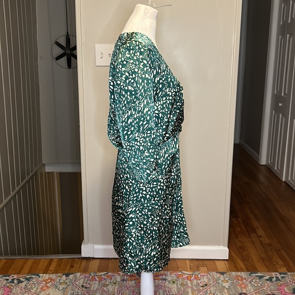 Ba&sh Erika Dress in Green Dot NWT Size 2, Medium - Picture 5 of 12